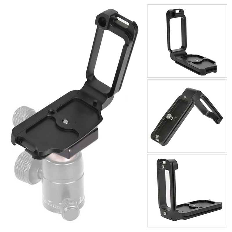 Aluminum Alloy Horizontal Vertical Shooting L Shape Quick Release Plate