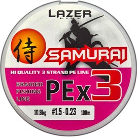LAZER LINE Fishing Line Braided PE X3 100 m DIA 0.23 mm Test 10.9 kg - Braided Line Triple - Fishing Tendon - Braided Fishing Line - Round Braided Fishing Lines - Fishing for Carp Pike Perch Catfish