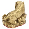Brass Tiger Statue Sturdy Durable Brass Attract Wealth Fortune Easy