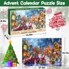 Christmas Advent Calendar Puzzle 1008 Piece for Adult, Christmas Countdown