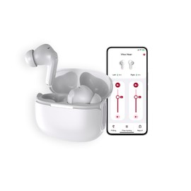 Viva Hear Rechargeable Hearing Aids for Seniors – Bluetooth-Enabled, APP-Controlled with Auto Noise Cancellation, 7-Level Volume Adjustment for Crystal Clear Sound & Effortless Hearing