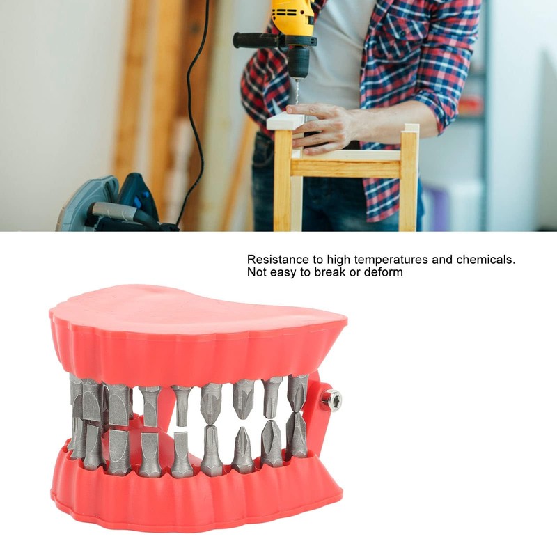Denture Drill Bit Holder, Denture Drill Bit Organizer Denture Screwdriver