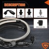 6AN Power Steering Pump Hose Kit Compatible with Chevy C10