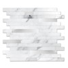 Yipscazo Metal Tile Backsplash Peel and Stick for Kitchen Bathroom