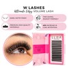 LLBA W Eyelashes Extensions - 3D Handmade Volume Eyelashes |
