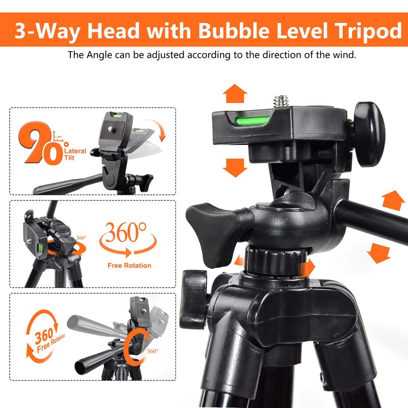 GOYERRNES Handheld Anemometer with Tripod, for Wind Speed Temp Humidity,
