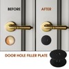 Door Hole Cover Plate Filler Plate Deadbolt Cover Plate 2-5/8"