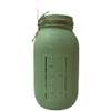 Sage Green Mason Jar - Hand Painted and Distressed Mason