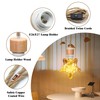 2 Pcs Plug in Hanging Light Kit, Vintage Hanging Pendant