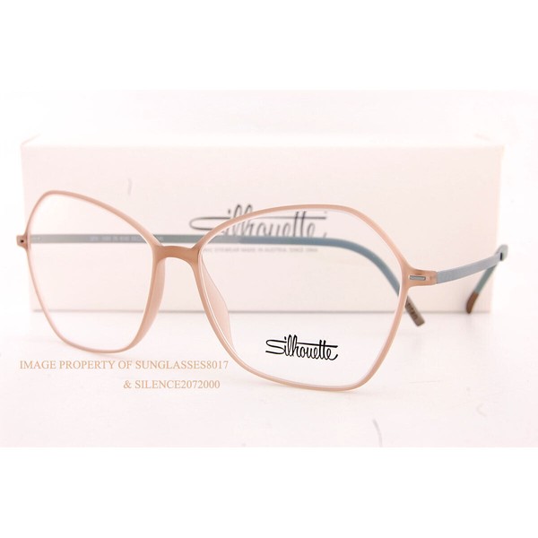 New Silhouette Eyeglass Frames URBAN LITE FULLRIM 1591 6140 Makeup / Mint Women