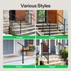 VIVOSUN Outdoor Handrail, 2 Step Stair Handrail, 26" x 36"