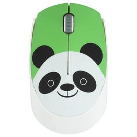 3C Light 2.4GHz Wireless Mouse Cute Silent Wireless Mouse Portable Optical Mice Cartoon Computer Mouse 3 Adjustable DPI for Laptop Desktop PC (Panada)