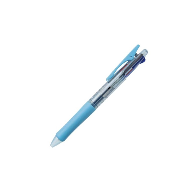 Pilot BKAB40FCSL Tri-Color Ballpoint Pen, Acroball 3, 0.7, Clear Soft