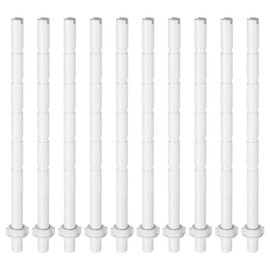 UKCOCO Toilet Tank Button Rods Replacement 10Pcs Adjustable Flush Rods for Bathroom Toilet Water Tank Push Button Accessories 5.98 Inch
