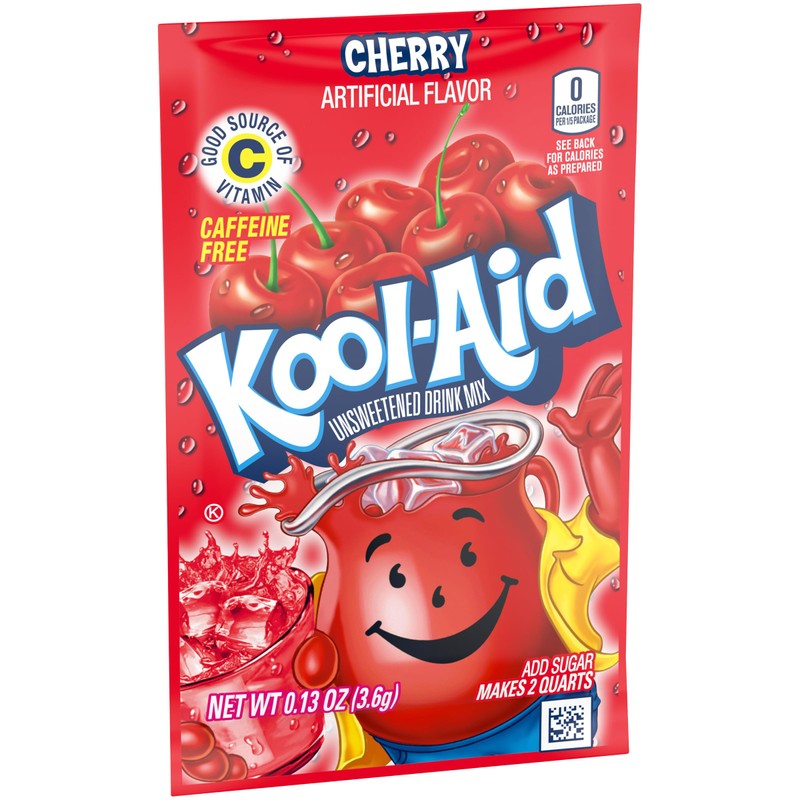 Kool-Aid Unsweetened Caffeine Free Cherry Zero Calories Powdered Drink Mix