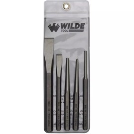 Wilde Tool 5 Pc Punch & Chisel Made in USA, K5