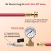 RV Winterizing Kit Winterize Sprinkler Blowout Adapter with Integrated Pressure