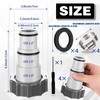 4PCS Pool Hose Adapter, Pool Adapter, Adapter for Intex Pool,