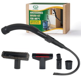 EZ SPARES 25-inch Flexible Crevice Cleaning Tool Replacement for Miele C1 C2 C3 CX1 Vacuum Hoses Accepting for Home & Car Detailing Removable Brush Head,Cleaning of the Corners and Crevices