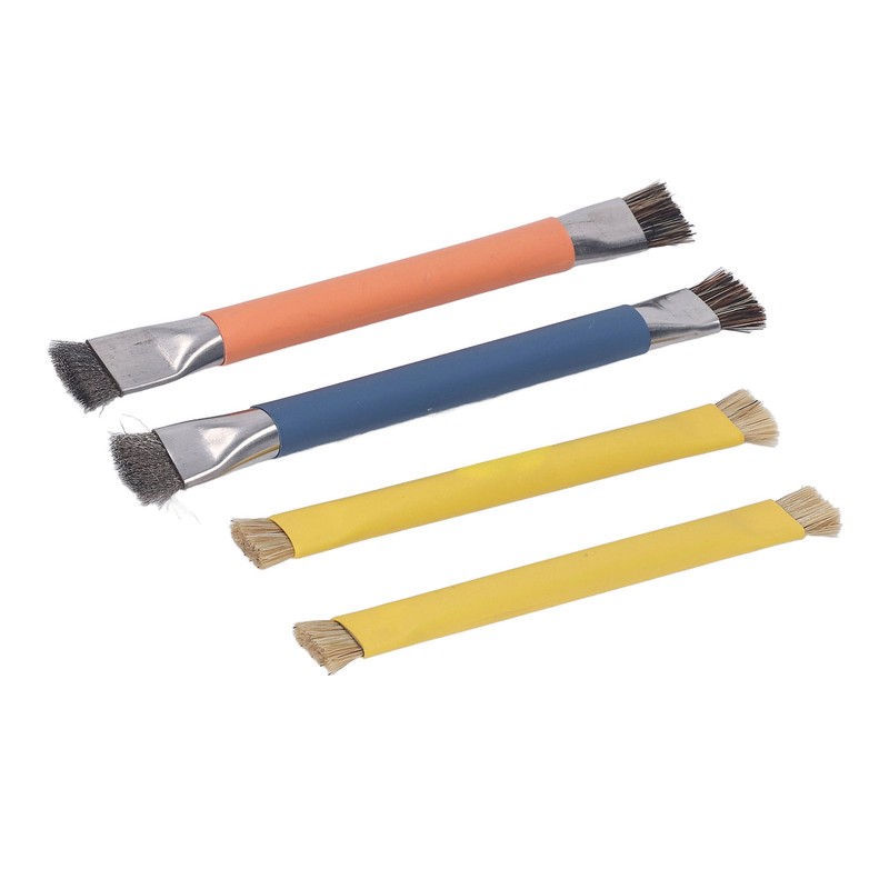 4PCS Keyboard Cleaning Brush Anti Static ABS Handle Stainless Steel