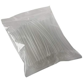 ChiliTec Heat Shrink Tubing Assortment 100 Pieces Shrink Rate 2:1 10 cm Long 6 Sizes Transparent