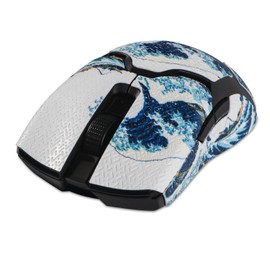 IMMOENUC Mouse Grip Tape Applicable Viper V2 Pro Wireless Mouse Anti Slip Tape PVC Material Color Seal Skin Sweat Absorption Anti-Slip (White Color)