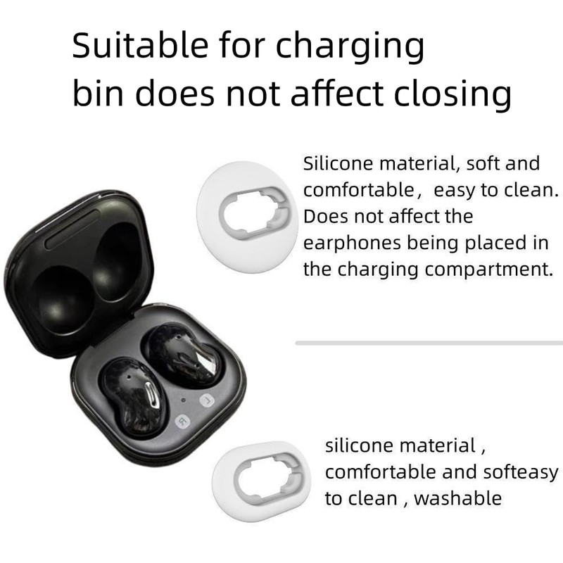 SNHTLS Silicone Replacement Ear Tips Earbuds Tips Compatible with Galaxy