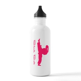 CafePress Black Belt Girl Water Bottle 1.0L (34 oz) Stainless Steel Water Bottle