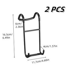 2 Pack Dumbbell Spotter Hooks, Heavy Powers Dumbbells Rack Attachments, 260 lbs Load Capacity Heavy Duty Dumbbell Hooks for Connecting And Hanging Dumbbells To Barbells