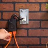 UltraPro Outdoor Dusk to Dawn Outlet Timer, Dual Outlet Light