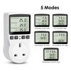 Diymore Digital Thermostat,230V Temperature Controller Socket Outlet,13A Timer Switch Plug