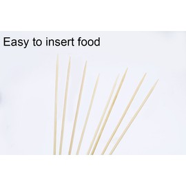 HTB HTB-BS30 Round Hard Sterile Bamboo Skewers, 11.8 inches (30 cm), 100 Pieces, Outdoor Barbecue Skewers, Camping, Gourmet, Grilled Skewers, Home Parties, Cookware, Kitchen Tools, Commercial Use, Natural, Bamboo Skewers (Bamboo Skewers, 11.8 inches (30 cm), Flower Viewing