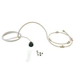 Low Pressure Misting Fan Kit- 25 inch Diameter- 6 Nozzle