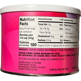 Trader Joe's Elevated Mixed Nuts, Roasted & Salted Cashews, Almonds, Macadamia Nuts & Pecans (9 oz)