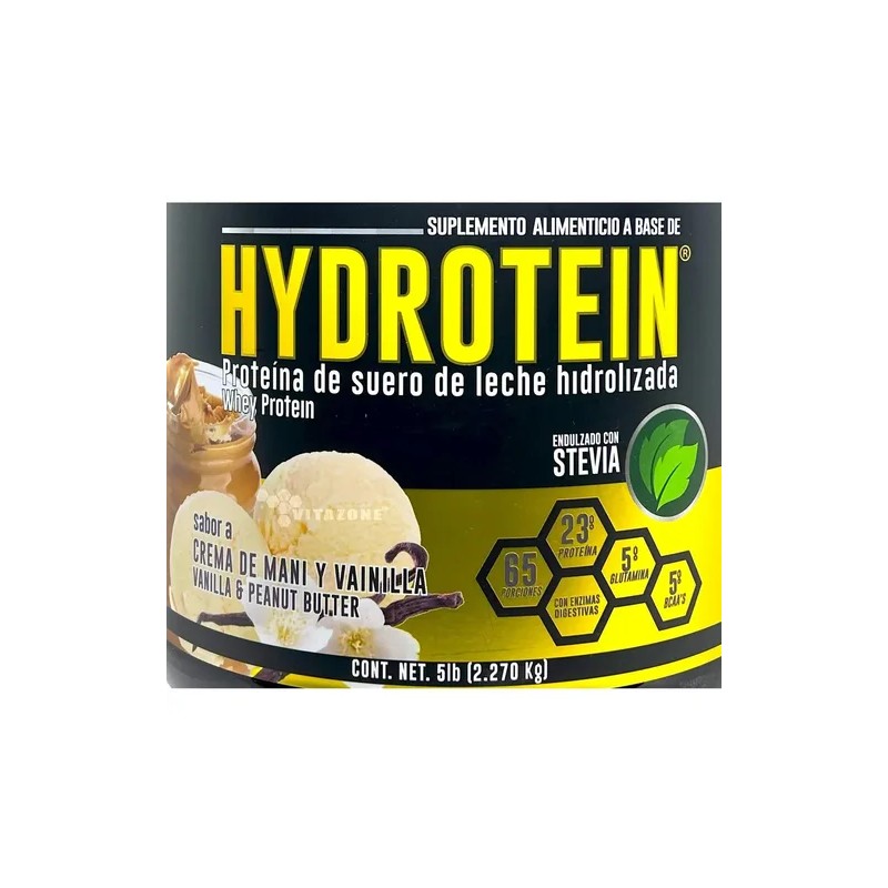 Hydrotein 100 Whey Crema De Maní Y Vainilla 5 Lbs