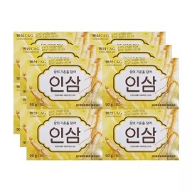 Creo 크리오 동산씨앤지 인삼비누 90g 4입 x3 Crio Dongshan CNG Ginseng Soap 90g 4ea x3