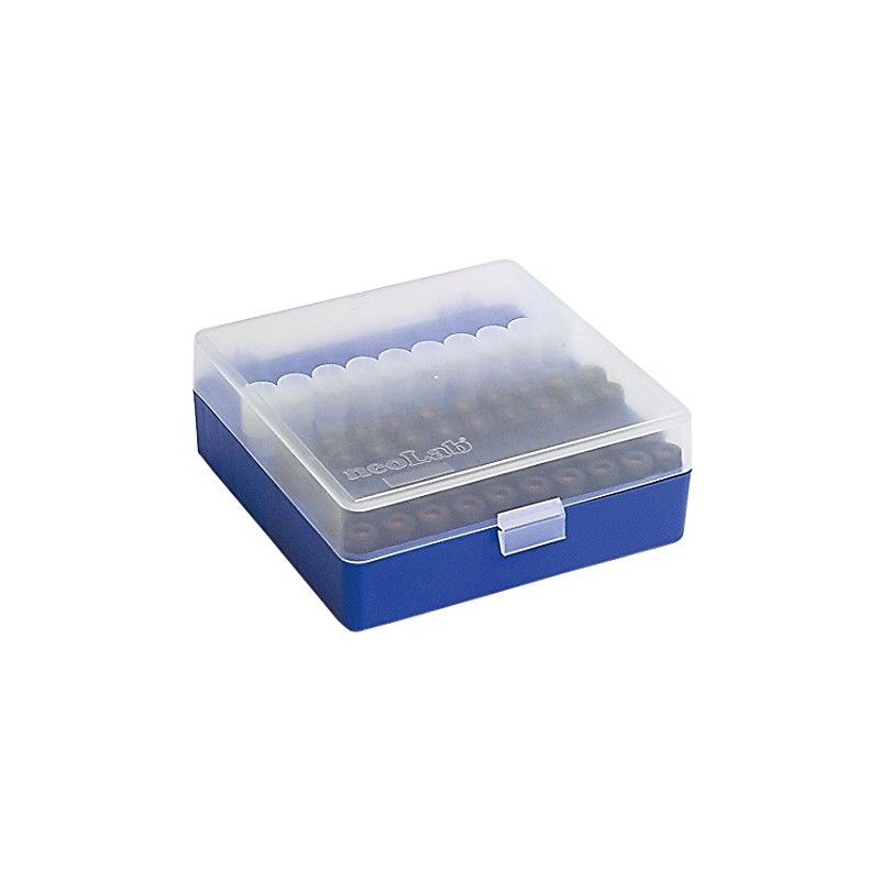 neoLab Neobox 2-1938 Stackable Glass Slide Boxes Polypropylene for Ampoules