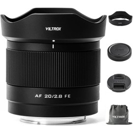 VILTROX 20mm F2.8 Lens Full Frame Ultra Wide Angle Auto Focus Lens Z Mount Lenses for Nikon Z-Mount Cameras Z5 Z50 Z6 Z6Ⅱ Z7 Z7Ⅱ ZFC Z30 Z9 Z8
