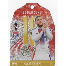 Match Attax 2024 2025 Rayan Cherki Squadzone Trading Card