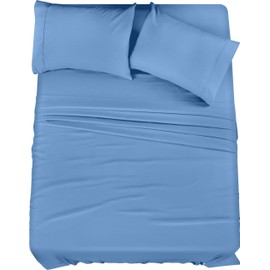 Utopia Bedding Utopia Bedding Full Bed Sheets Set - 4 Piece Bedding - Brushed Microfiber - Shrinkage and Fade Resistant - Easy Care (Full, Dutch Blue)