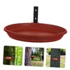 CORHAD Birdbath Bird Feeder Combo Heavy Duty Outdoor Hanging Bird
