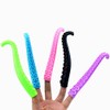 Carykon 10 Pcs Octopus Tentacle Finger Puppets, Assorted Color
