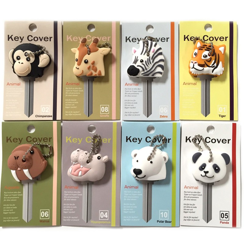 Key Cover/Key Caps/Key Holder/Keycaps - Cute Animal Pet Faces (Polar
