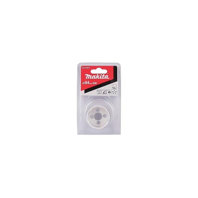Makita D-17077 Hole Saw 44 mm BIM, Multi-Colour