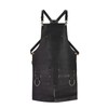 TANNER lONDON Split Leg Design Leather Apron, Brown, Green, Black,