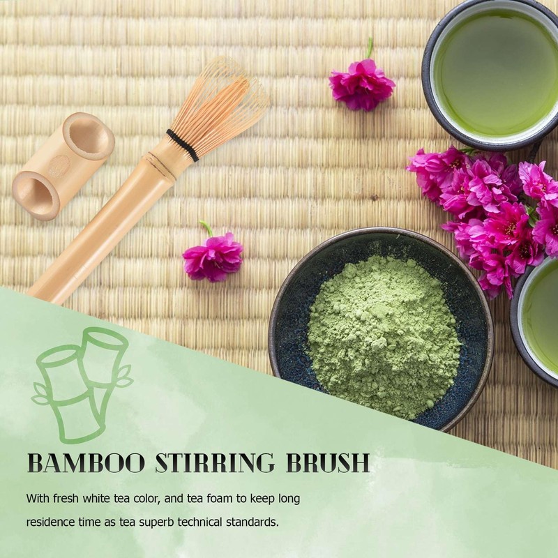 Aswalling Green Tea Bamboo Chasen Whisk Matcha Tea Powder Professional
