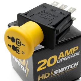 20 AMP Upgrade Blade Clutch PTO Switch Replaces Toro Exmark 633673, 1-633673