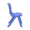 Flash Furniture Whitney 4 Pack Blue Plastic Stackable School Chair