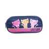 Bagtrotter Lili Lou School Bag with 2 Compartments Blue