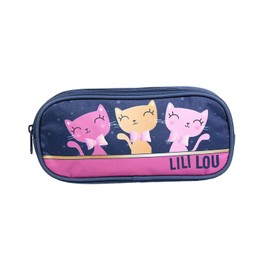 Bagtrotter Lili Lou School Bag with 2 Compartments Blue